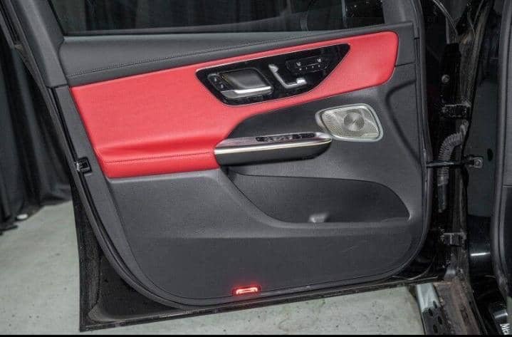 Mercedes-Benz GLC X253 / C253 – OEM AMG Red & Black Front Door Cards - view 1