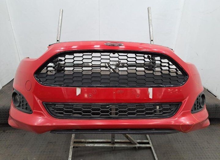 Kit for for Ford Fiesta Mk7 :Front bumper and two headlights, ideally in Race Red, side panels - view 1