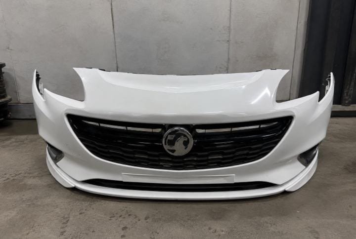 2015 Vauxhall Corsa E Limited Edition front bumper, Summit White (Z40R)