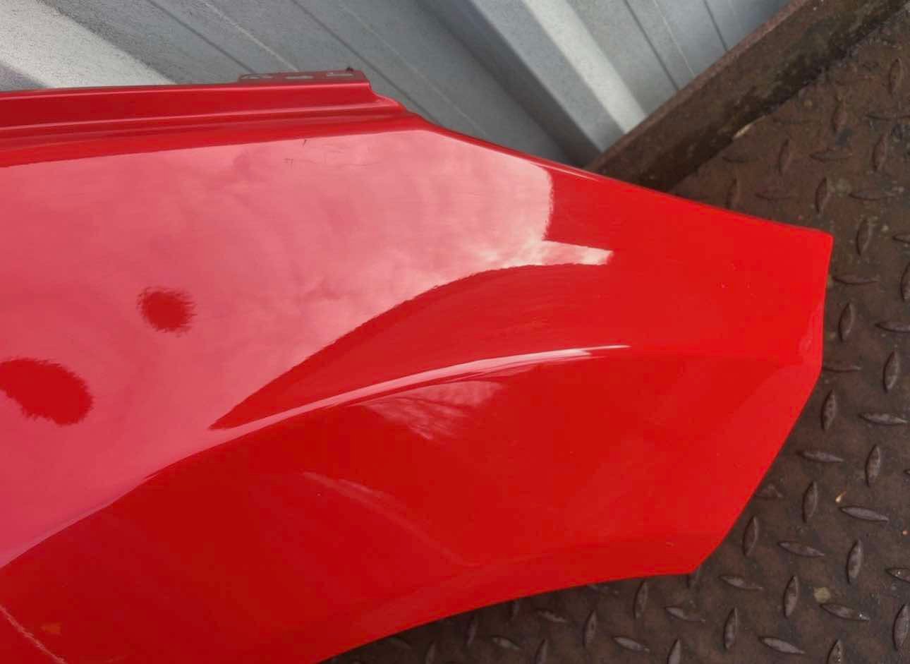Kit for for Ford Fiesta Mk7 :Front bumper and two headlights, ideally in Race Red, side panels - view 2