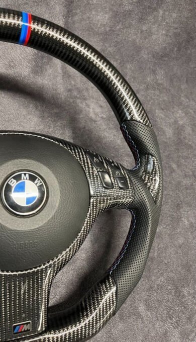 BMW E46 M3 Carbon Steering Wheel - view 1