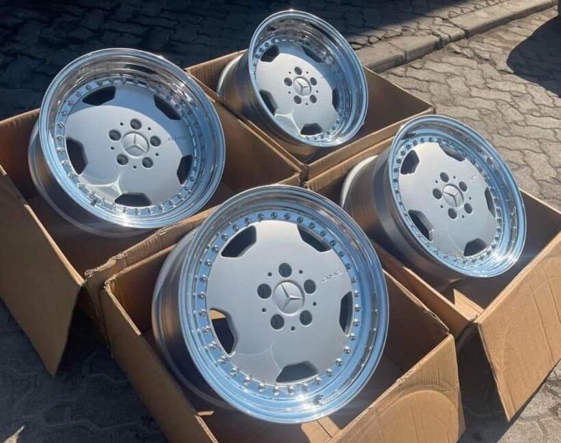 Original AMG OZ staggered rims