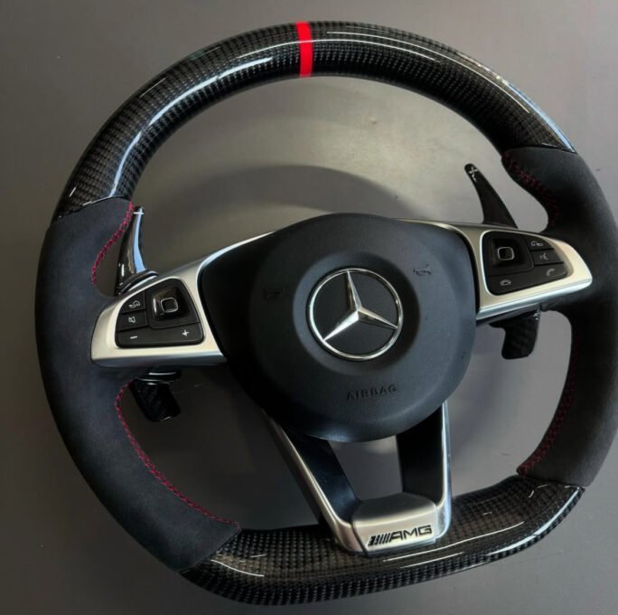 Original Mercedes Benz steering wheel - view 3