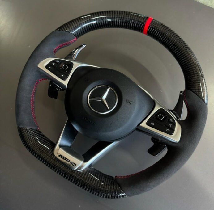 Original Mercedes Benz steering wheel - view 2