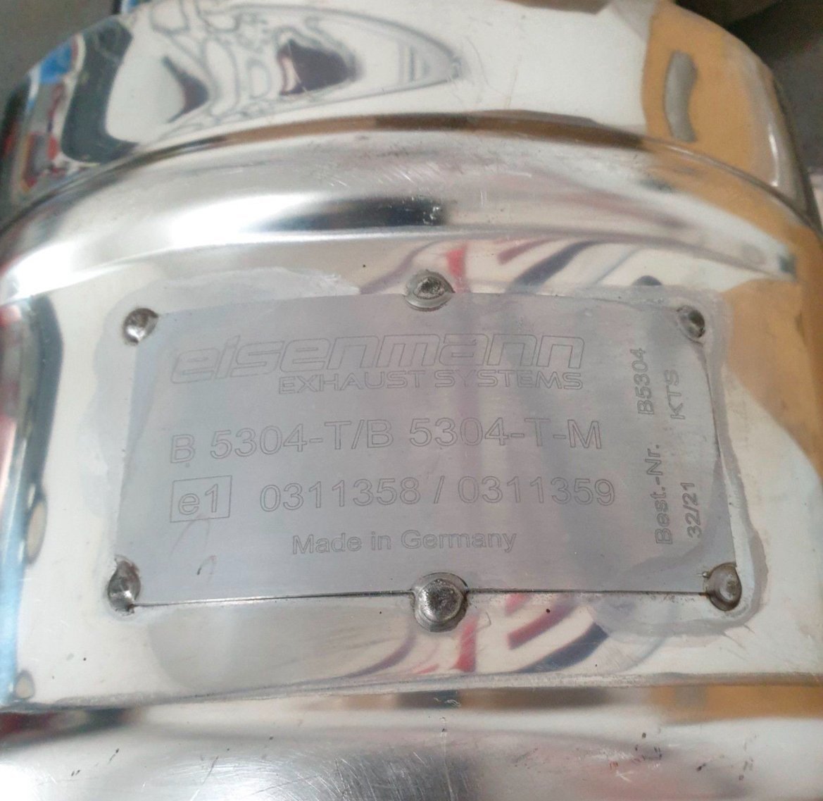 complete Eisenmann system of cat. for BMW E46 320i to 330I. - view 4