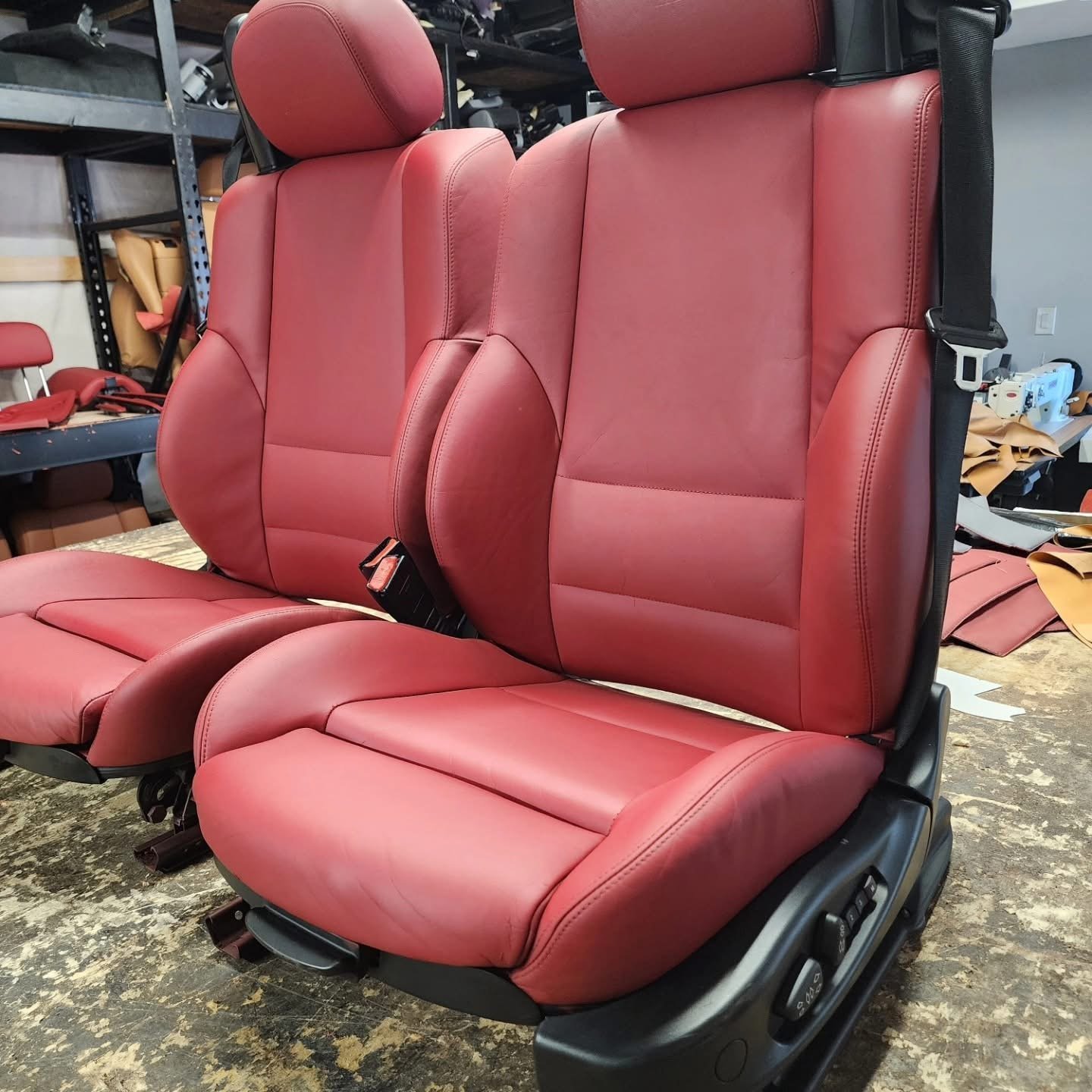 Imola e46 m3 red interior - view 2