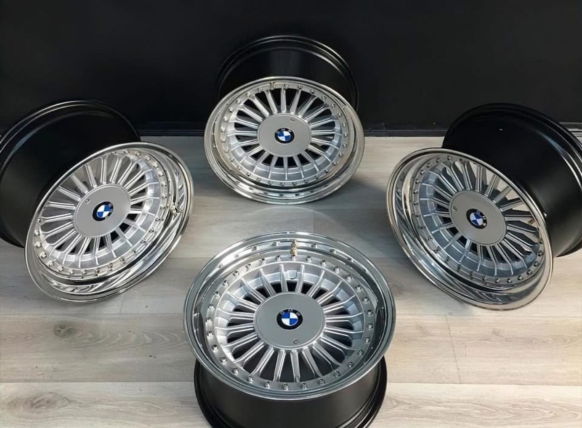 16" inches - 2-piece wheels for BMW E21 * BMW Bliss series * Polished lips Available in Store €2000 Shipping and installation https://steven-auto-concept-shop.com/ - view 3