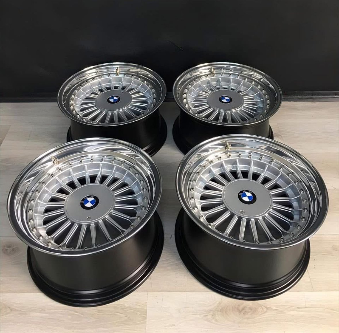 16" inches - 2-piece wheels for BMW E21 * BMW Bliss series * Polished lips Available in Store €2000 Shipping and installation https://steven-auto-concept-shop.com/