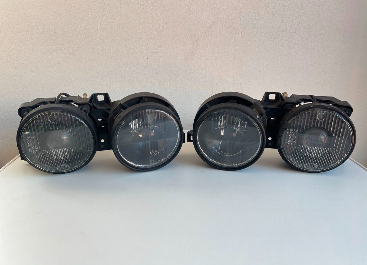 Good Used Hella Black Headlights