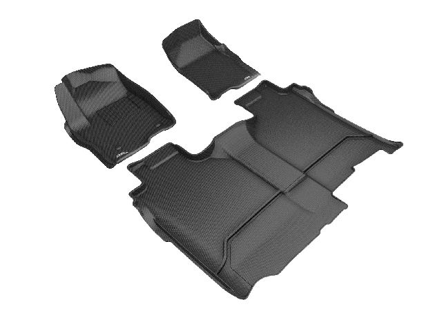 2023 GMC Sierra 1500 Floor Mat Set  - Front and Rear 3D MAXpider - view 5
