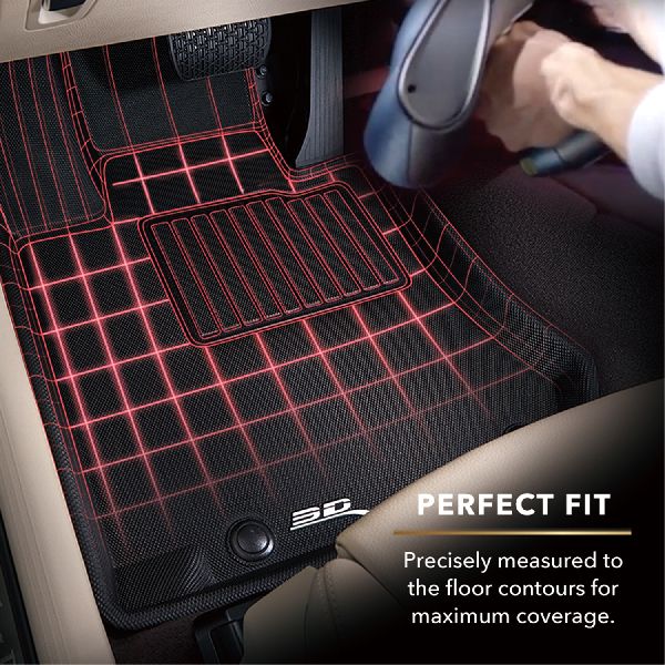 2020 GMC Sierra 1500 Floor Mat Set  - Front 3D MAXpider