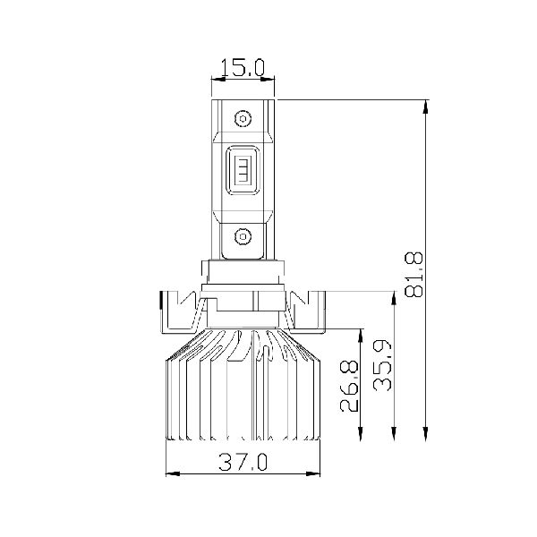 2016 Nissan Pathfinder Daytime Running Light Bulb ARC Lighting - view 2