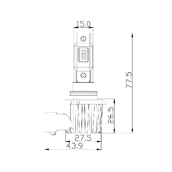 1996 Nissan 300ZX Headlight Bulb  - Low Beam ARC Lighting
