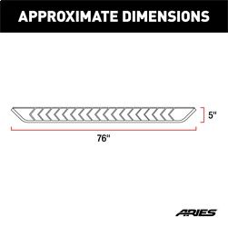 2016 Ford Explorer Running Board ARIES - view 4