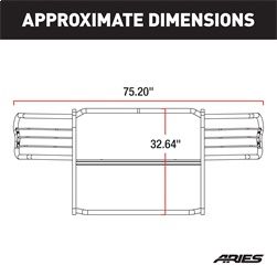 2018 Toyota 4Runner Brush Guard ARIES - view 7