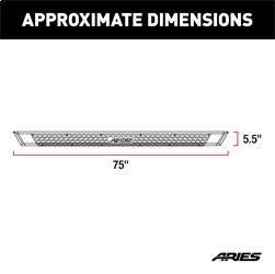 2016 Dodge Durango Step Nerf Bar 6 Cyl 3.6L ARIES - view 3