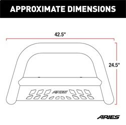 2018 Ram 1500 Bumper Guard  - Front ARIES - view 5