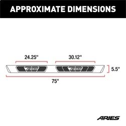 2021 Ram 1500 Running Board ARIES - view 3
