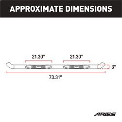 2010 Dodge Ram 1500 Step Nerf Bar 6 Cyl 3.7L ARIES - view 3