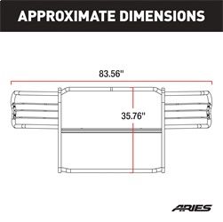 2010 Dodge Ram 1500 Brush Guard ARIES - view 7
