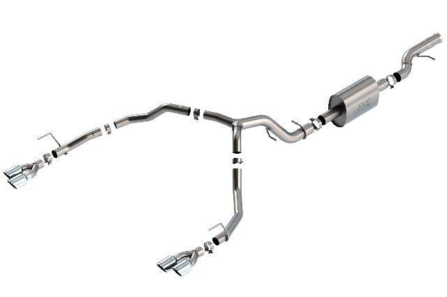 2023 GMC Yukon Exhaust System Kit 8 Cyl 6.2L Borla