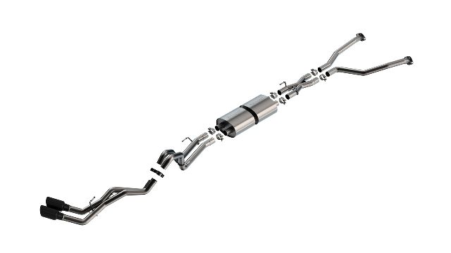 2024 Toyota Tundra Exhaust System Kit 6 Cyl 3.4L Borla
