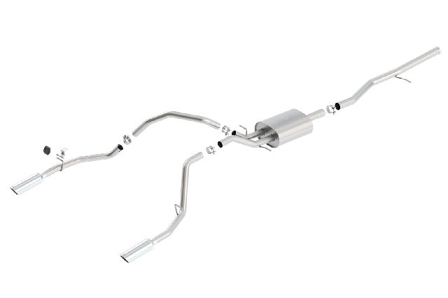 2017 GMC Sierra 1500 Exhaust System Kit 8 Cyl 5.3L Borla