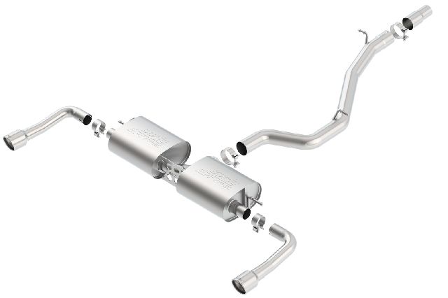2018 Audi A3 Quattro Exhaust System Kit 4 Cyl 2.0L Borla