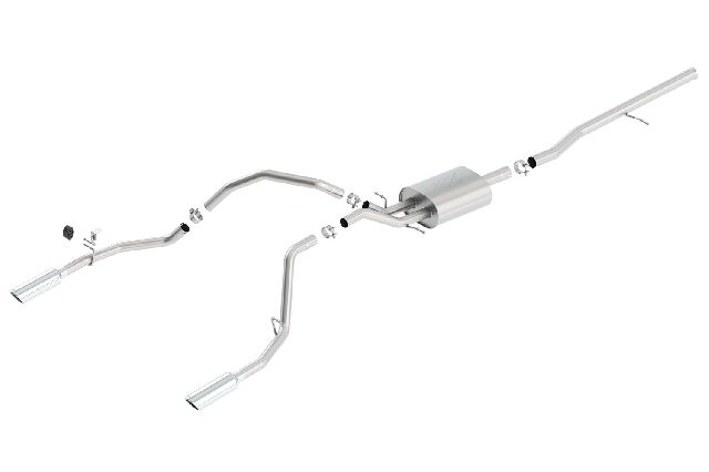 2014 GMC Sierra 1500 Exhaust System Kit 8 Cyl 5.3L Borla