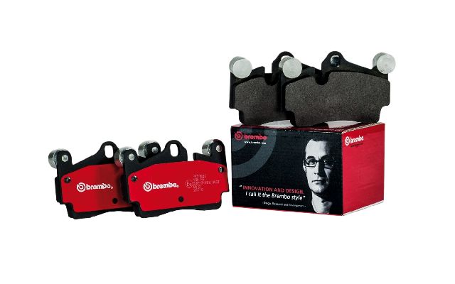 2014 Volkswagen Touareg Disc Brake Pad Set  - Rear Brembo - view 4
