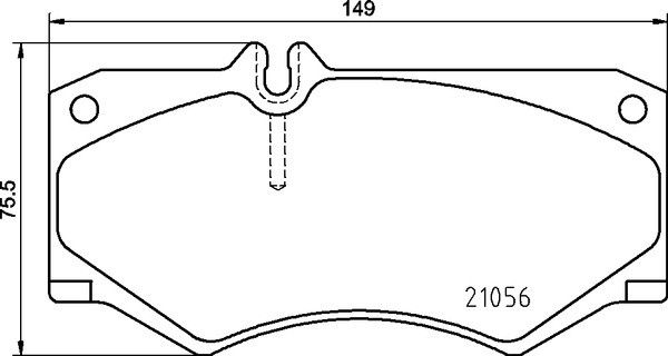 2013 Mercedes-Benz G550 Disc Brake Pad Set  - Front Brembo