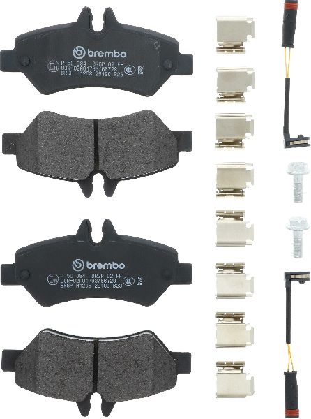 2013 Mercedes-Benz Sprinter 2500 Disc Brake Pad Set  - Rear Brembo - view 6