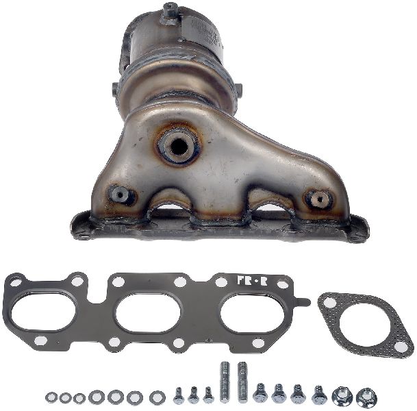 2019 Hyundai Santa Fe XL Catalytic Converter with Integrated Exhaust Manifold  - Rear 6 Cyl 3.3L Dorman - view 7
