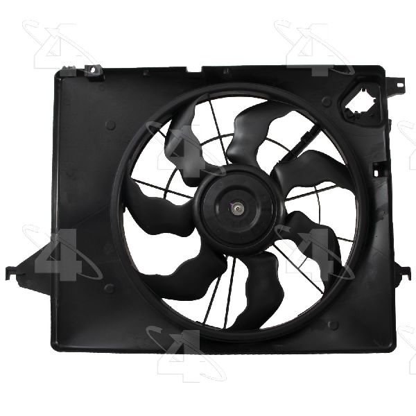 2016 Hyundai Santa Fe XL Engine Cooling Fan Assembly Four Seasons - view 2