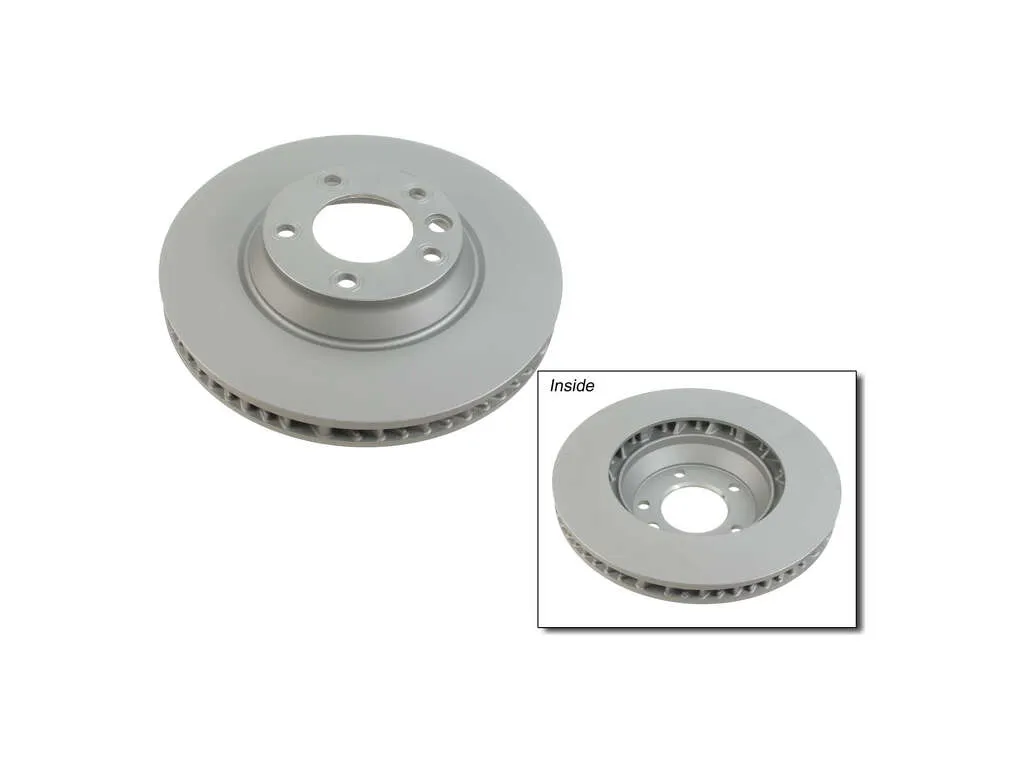 2015 Audi Q7 Disc Brake Rotor  - Front Right Zimmermann Coated